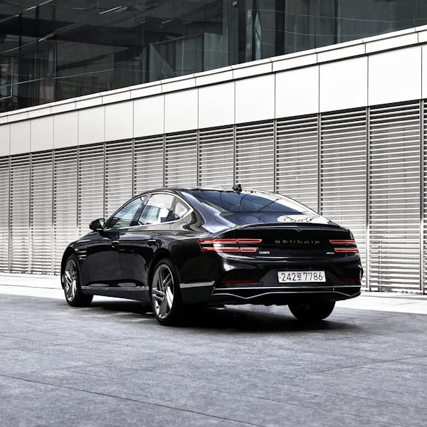 Sleek Black Sedan